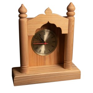 Hand Painted Pine Wood Classic Table Clock