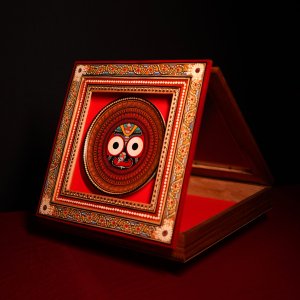 Teak wood Jagannath Box Memento