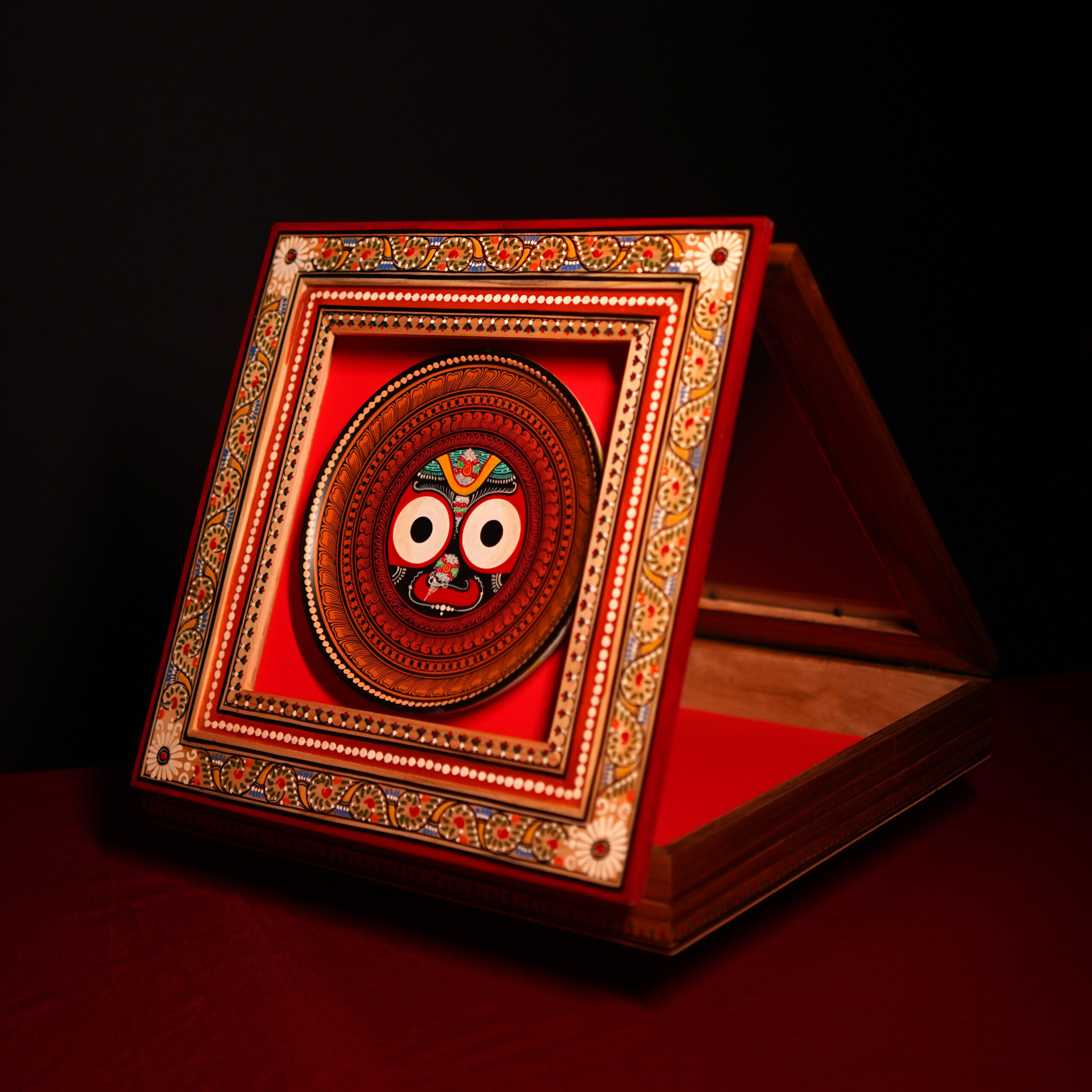 Teak wood Jagannath Box Memento