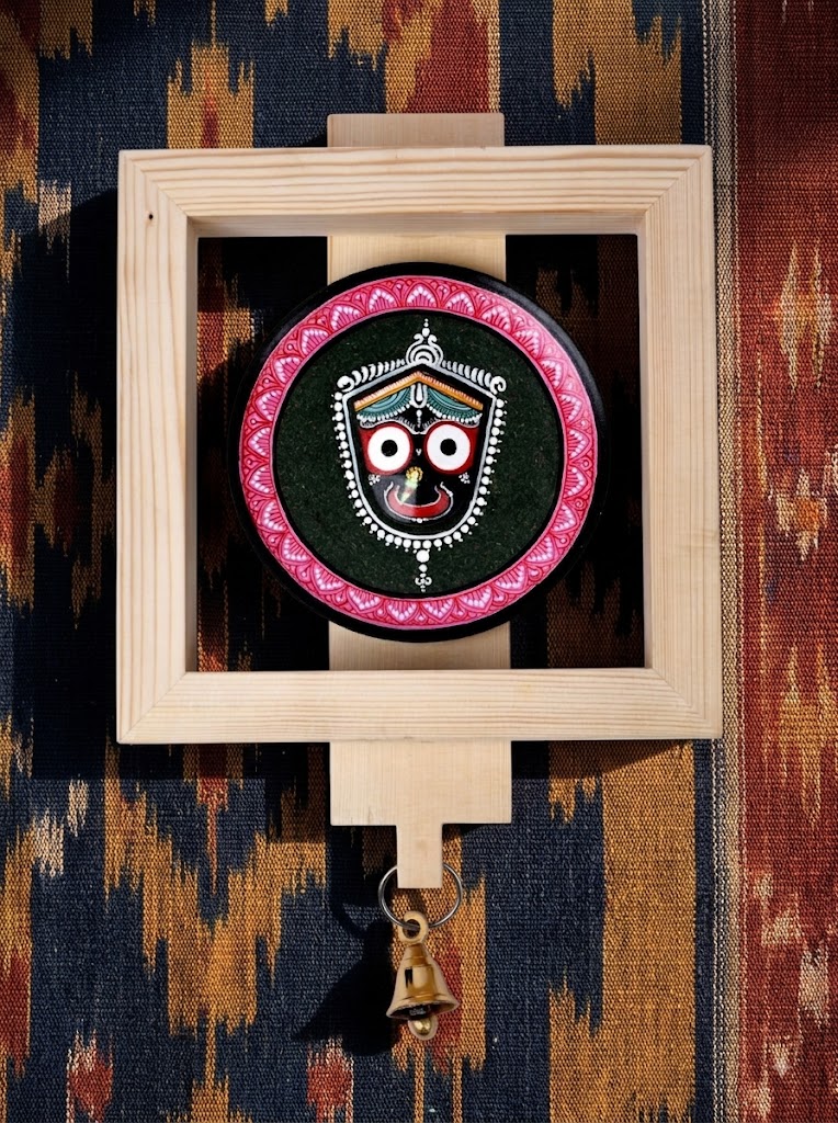 Hand-Painted Jagannath Wall Hanging.