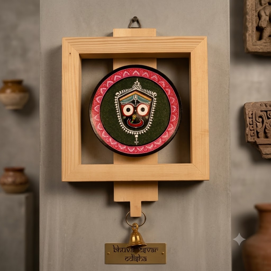 Hand-Painted Jagannath Wall Hanging.