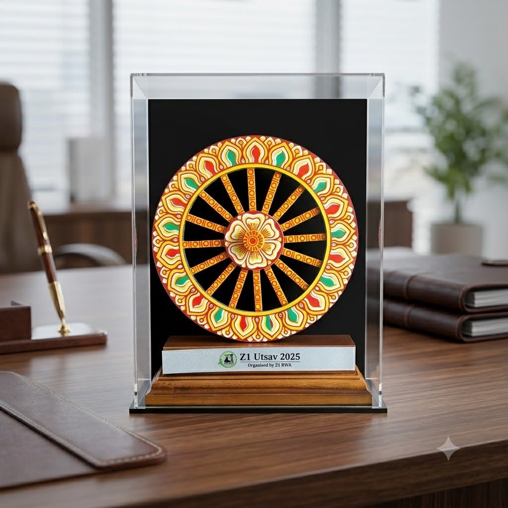 Handcrafted Ratha wheel Memento(Big)