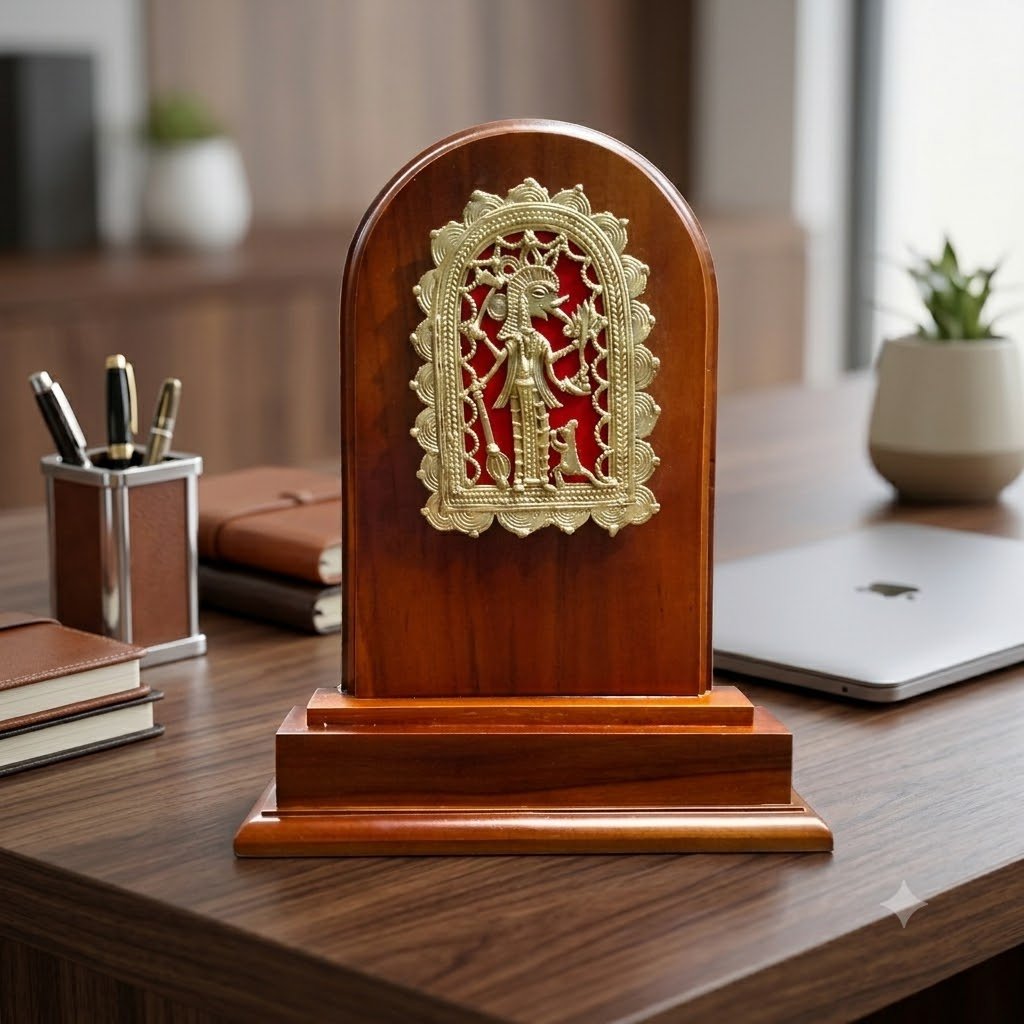 Teak wood Terracotta art Memento