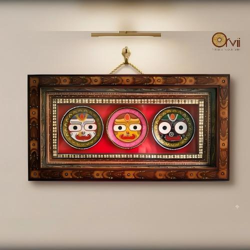 Teak wood Jagannath Box Memento
