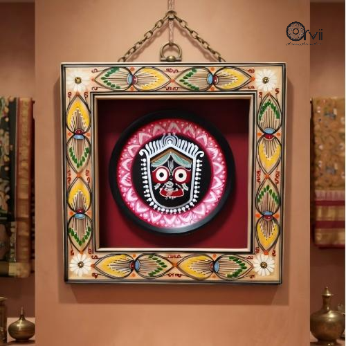 Teak wood Jagannath Box Memento (Small)